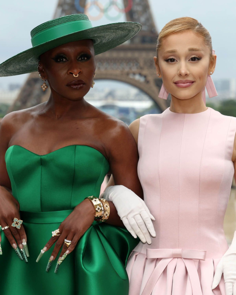 halloween costume inspiration cynthia erivo and ariana grande at wicked press tour